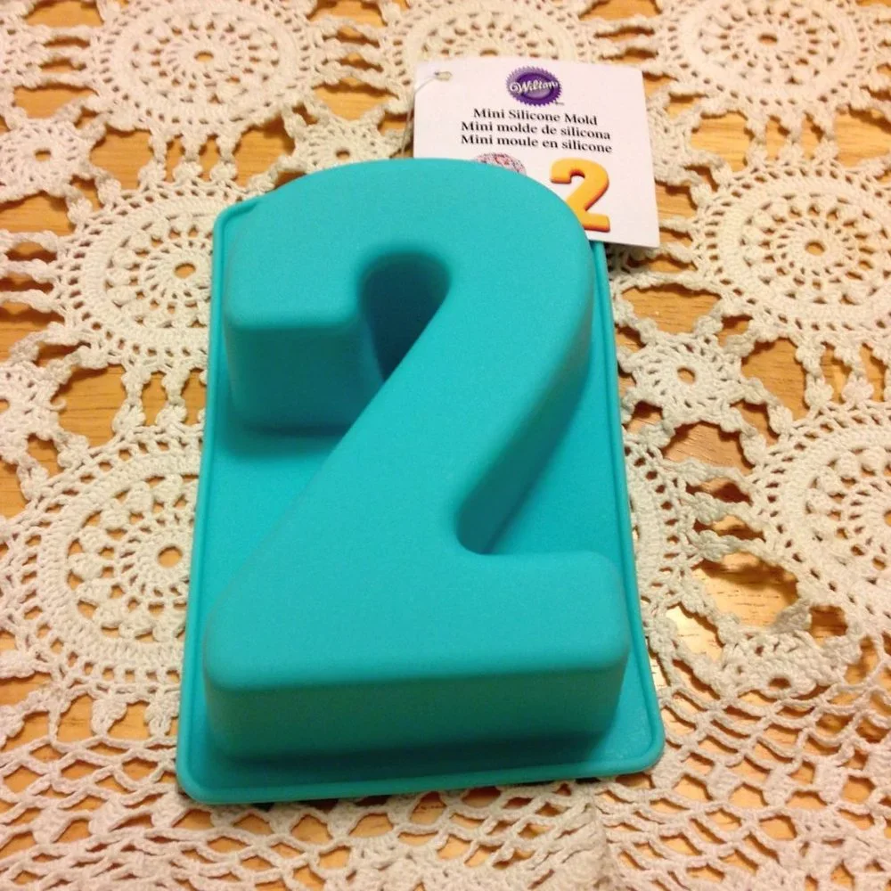 Eight new Wilton Silicone Mold Numbers Bundle